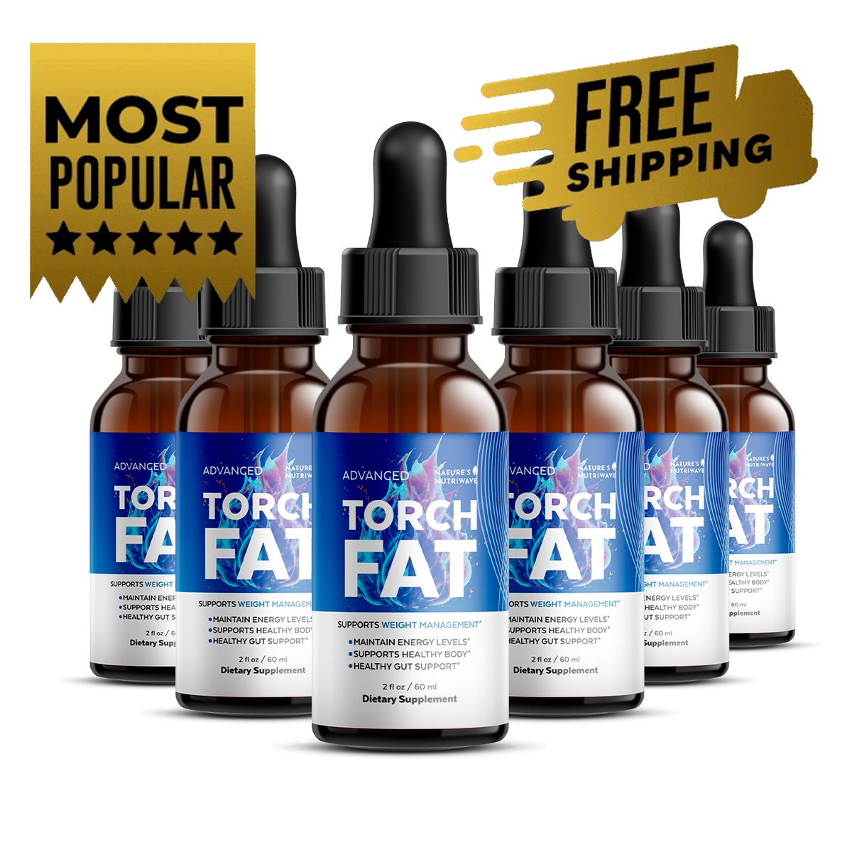 TorchFat 6 Bottles package